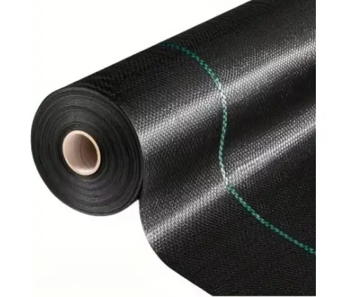 Black agrotextile 1.1x50m UV 135g anti-weed agrotextile + anchors