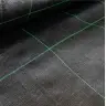 Black agrotextile 1.1x50m UV 135g anti-weed agrotextile + anchors