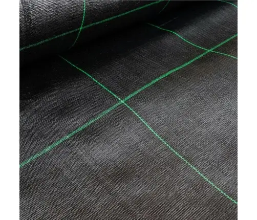 Black agrotextile 1.1x100m UV 135g anti-weed agrotextile + anchors