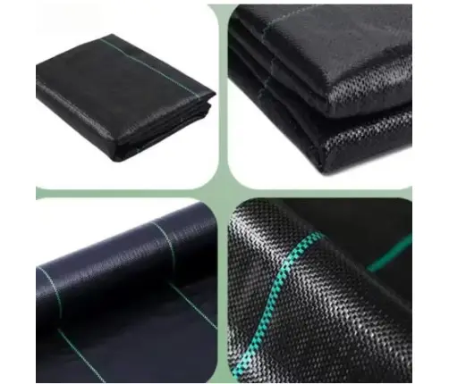 Black agrotextile 1.1x100m UV 135g anti-weed agrotextile + anchors