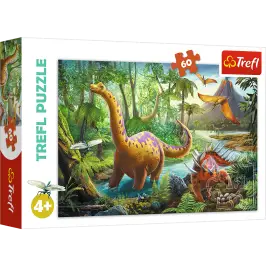 Puzzle - 60 - Dinosaurs Walk - Trefl 17319 Puzzle - 60 - Dinosaurs Walk - Trefl 17319