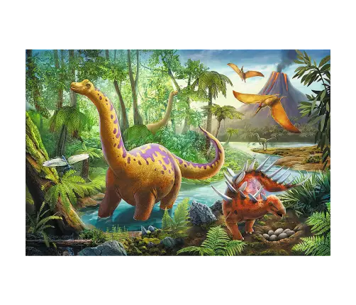Puzzle - 60 - Dinosaurs Walk - Trefl 17319