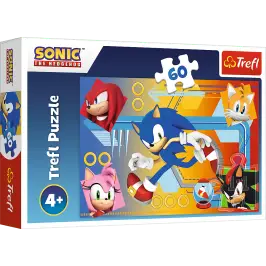 Sonic Puzzle 60 pcs Sonic in action 17387
