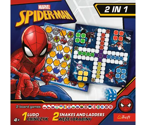 Hero Quest Spidey Spider-Man Board Game Trefl 02436