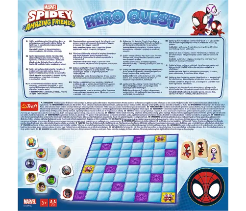 Hero Quest Spidey Spider-Man Board Game Trefl 02436