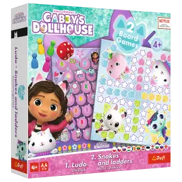 Game 2in1 Chinaman - Snakes and Ladders Gabbys Dollhouse 02590