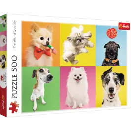 Puzzle 500 pcs. Dogs Trefl 37378 Puzzle 500 pcs. Dogs Trefl 37378