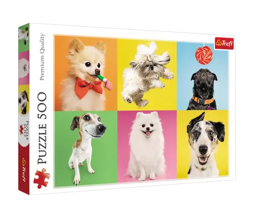 Puzzle 500 pcs. Dogs Trefl 37378