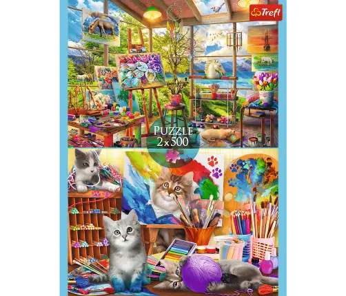 Puzzle - 2x500 - Art of painting FSC Mix 70% 37530