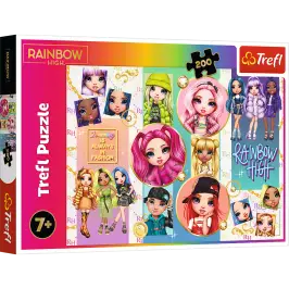 Puzzle - "200" - Friendship Rainbow High Trefl 13289