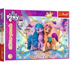 Glitter Puzzle 100 pcs. My Little Pony Shiny Ponies Trefl 14831