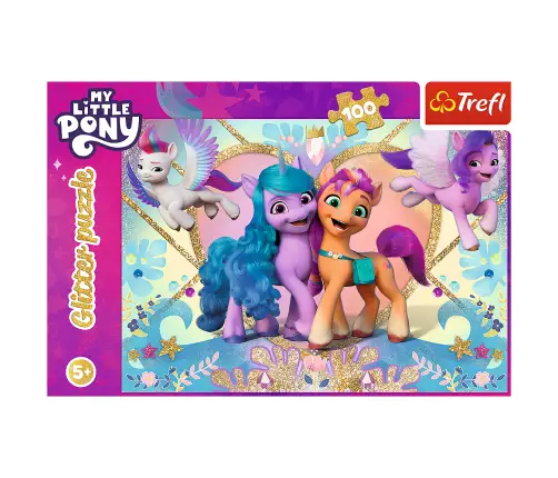 Glitter Puzzle 100 pcs. My Little Pony Shiny Ponies Trefl 14831 Glitter Puzzle 100 pcs. My Little Pony Shiny Ponies Trefl 14831