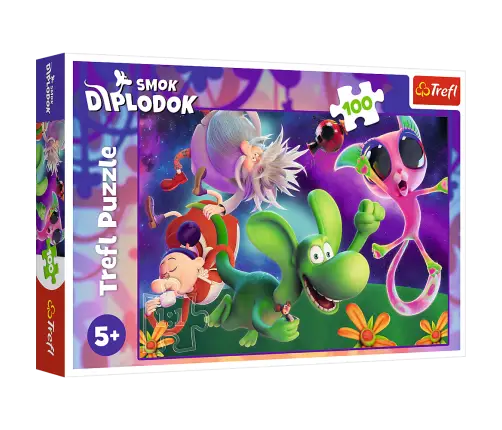 Puzzle - 100 - Diplodocus Dragon and Friends - Human Film Diplodocus Dragon 16486 Puzzle - 100 - Diplodocus Dragon and Friends - Human Film Diplodocus Dragon 16486