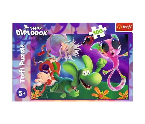 Puzzle - 100 - Diplodocus Dragon and Friends - Human Film Diplodocus Dragon 16486 Puzzle - 100 - Diplodocus Dragon and Friends - Human Film Diplodocus Dragon 16486