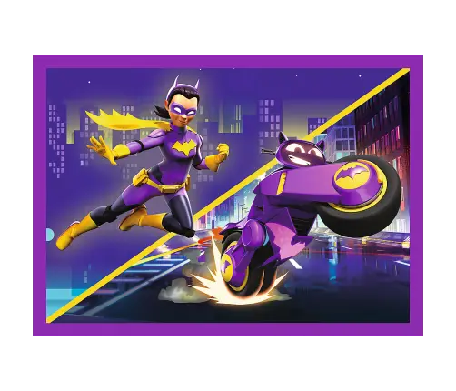 Puzzle - 4in1 - Meet Batwheels - Warner Batwheels 34658