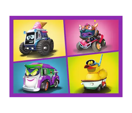 Puzzle - 4in1 - Meet Batwheels - Warner Batwheels 34658