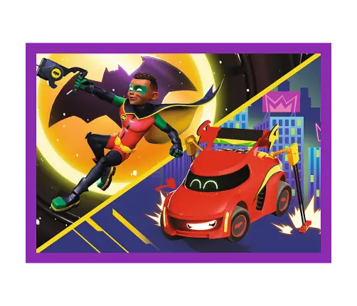Puzzle - 4in1 - Meet Batwheels - Warner Batwheels 34658
