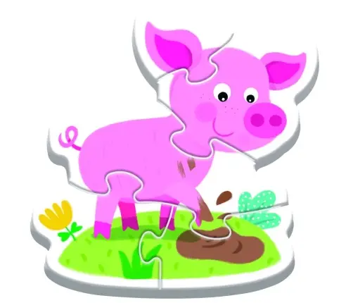 Puzzle - Baby Classic - On the farm - KAZSTUDIO SA Babaski i Miś 36127