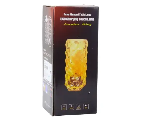 Crystal LED Night Lamp 16 Colors Touch Remote Control