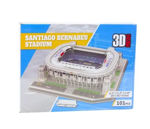 3D Puzzle Santiago Bernabeu Football Stadium Real Madrid 101 pcs