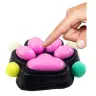 Cat Paw Anti-Stress Sensory Squishy Black and Pink