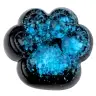 Squishy Cat Paw Anti-Stress Sensory Squishy Black Blue Glitter