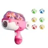 Velcro Ball Gun with Fabric Target Whale Pink
