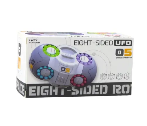 Logic Game Puzzle Ufo Magic Rotating Capsule Pink