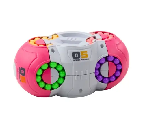 Logic Game Puzzle Ufo Magic Rotating Capsule Pink
