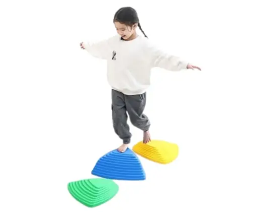 Sensory Educational Path - Colored Balance Stones, 6 pcs.
