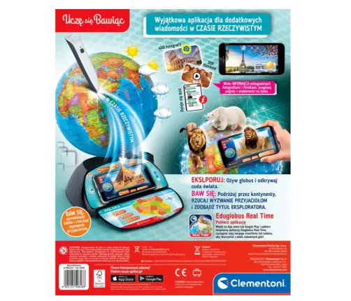 Interactive Eduglobus Exploreglobe Clementoni 50848