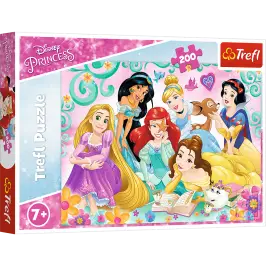 Puzzle - 200 - Joyful world of princesses - Disney Princess Trefl 13268