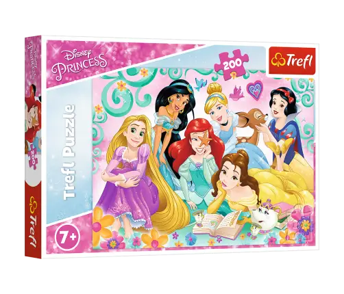 Puzzle - 200 - Joyful world of princesses - Disney Princess Trefl 13268