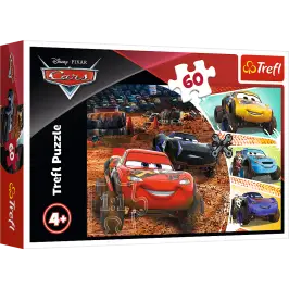 Puzzle - 60 - Lightning McQueen with friends - Disney Cars 3 17327 Puzzle - 60 - Lightning McQueen with friends - Disney Cars 3 17327