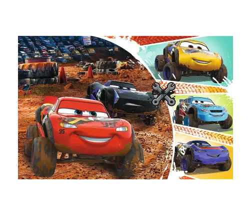 Puzzle - 60 - Lightning McQueen with friends - Disney Cars 3 17327