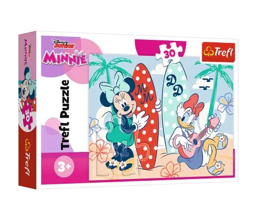 Puzzle – 30 – Colorful Minnie – Disney Minnie Trefl 18302