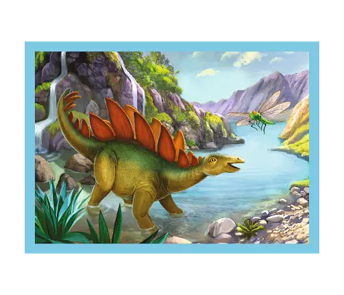 Puzzle – 4-in-1 – Extraordinary Dinosaurs – Trefl 34609
