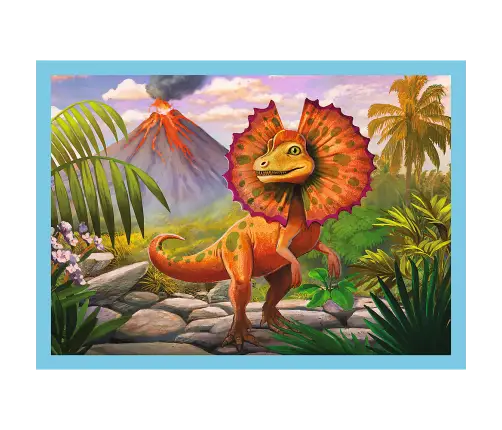 Puzzle – 4-in-1 – Extraordinary Dinosaurs – Trefl 34609