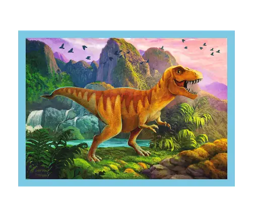 Puzzle – 4-in-1 – Extraordinary Dinosaurs – Trefl 34609