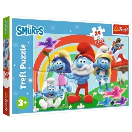 Puzzle - 24 Maxi - Smurf's Day - The Smurfs 14374 Puzzle - 24 Maxi - Smurf's Day - The Smurfs 14374
