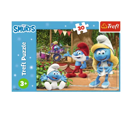 Puzzle - 30 - Smurfette and the Smurfs - Trefl 18312
