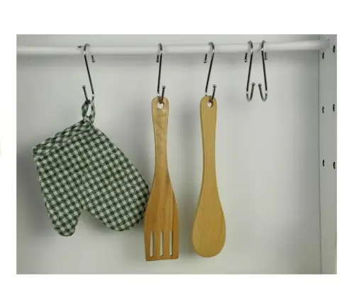 Wooden Kitchen with an Oven and Accessories Green-White Wooden Kitchen with an Oven and Accessories Green-White