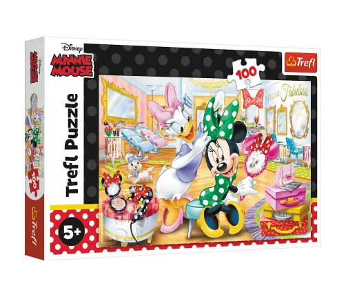 Puzzle - 100 - Minnie in the beauty salon - Disney Minnie 16387