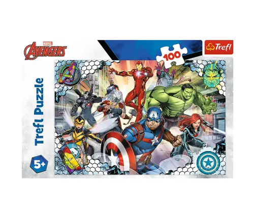 Puzzle - 100 - Sławni Avengers - Disney Marvel The Avengers 16454 Puzzle - 100 - Sławni Avengers - Disney Marvel The Avengers 16454