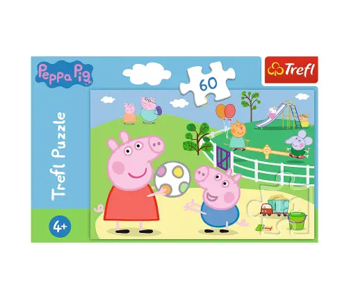 Puzzle - 60 - Fun with friends - Peppa Pig 17356