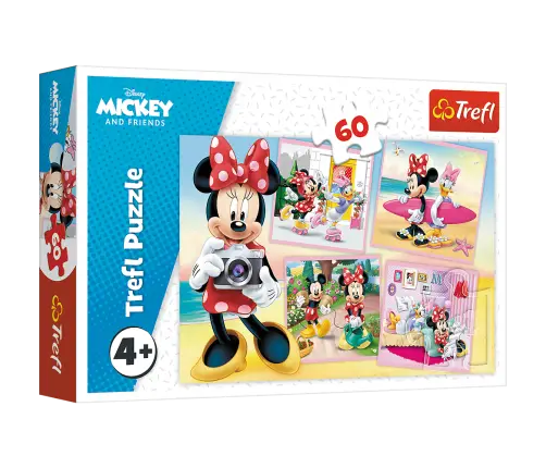 Puzzle - 60 - Lovely Minnie - Disney Minnie Trefl 17360 Puzzle - 60 - Lovely Minnie - Disney Minnie Trefl 17360