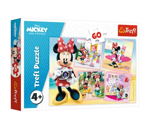 Puzzle - 60 - Lovely Minnie - Disney Minnie Trefl 17360 Puzzle - 60 - Lovely Minnie - Disney Minnie Trefl 17360