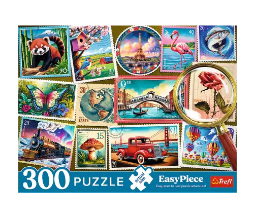 Puzzle - 300 EasyPiece - Trefl Postage Stamps 23100