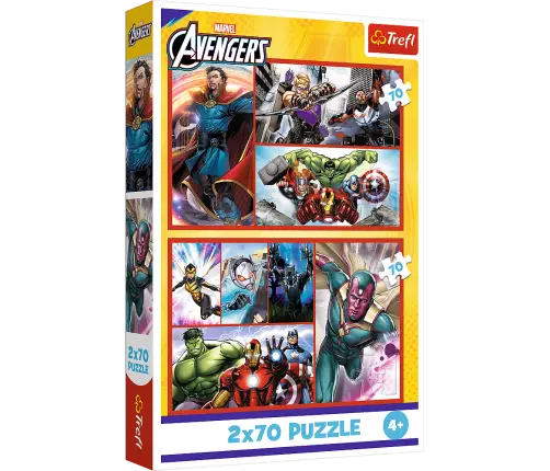 Puzzle - 2x70 - Become a Hero Trefl 34439