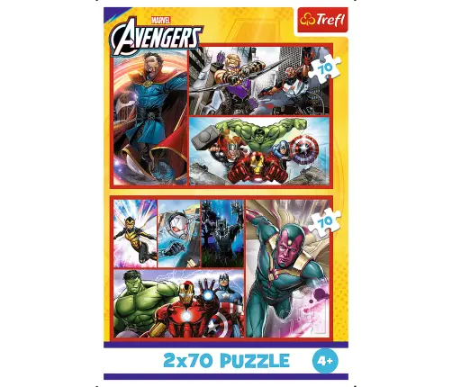 Puzzle - 2x70 - Become a Hero Trefl 34439